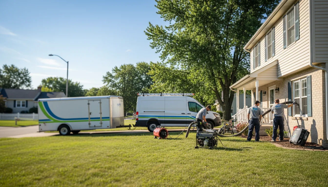 Flooded Basement Restoration And Cleanup With Repair in Burrillville, RI near me